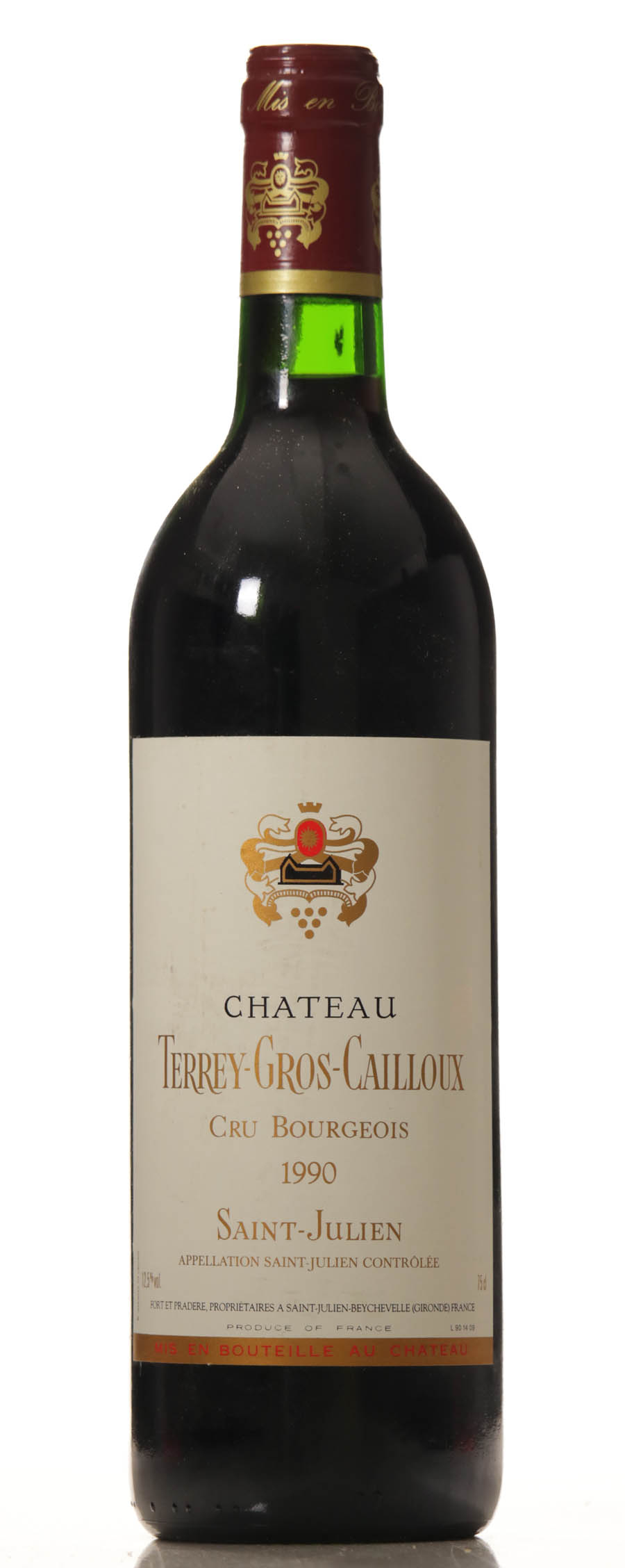 Terrey Gros Cailloux 1990 Cru Bourgeois Superieur - VINEUT