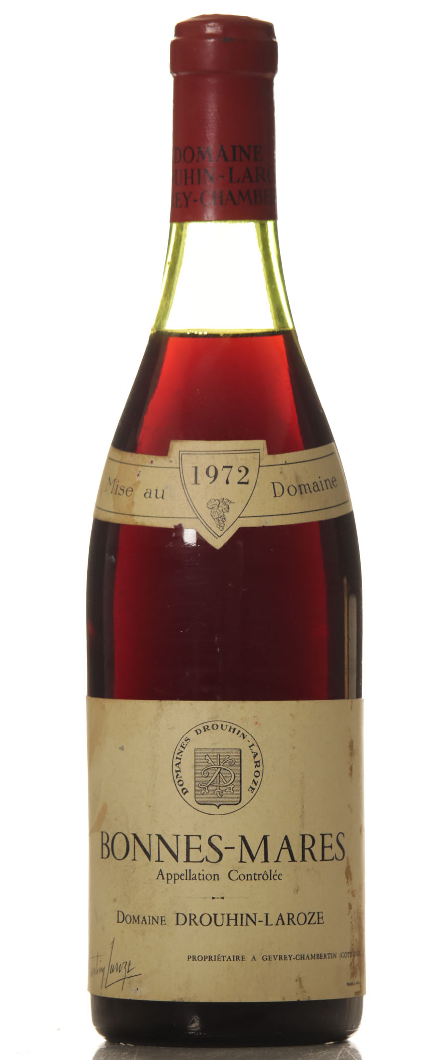 Bonnes Mares Drouhin Laroze 1972 - Imagen 2
