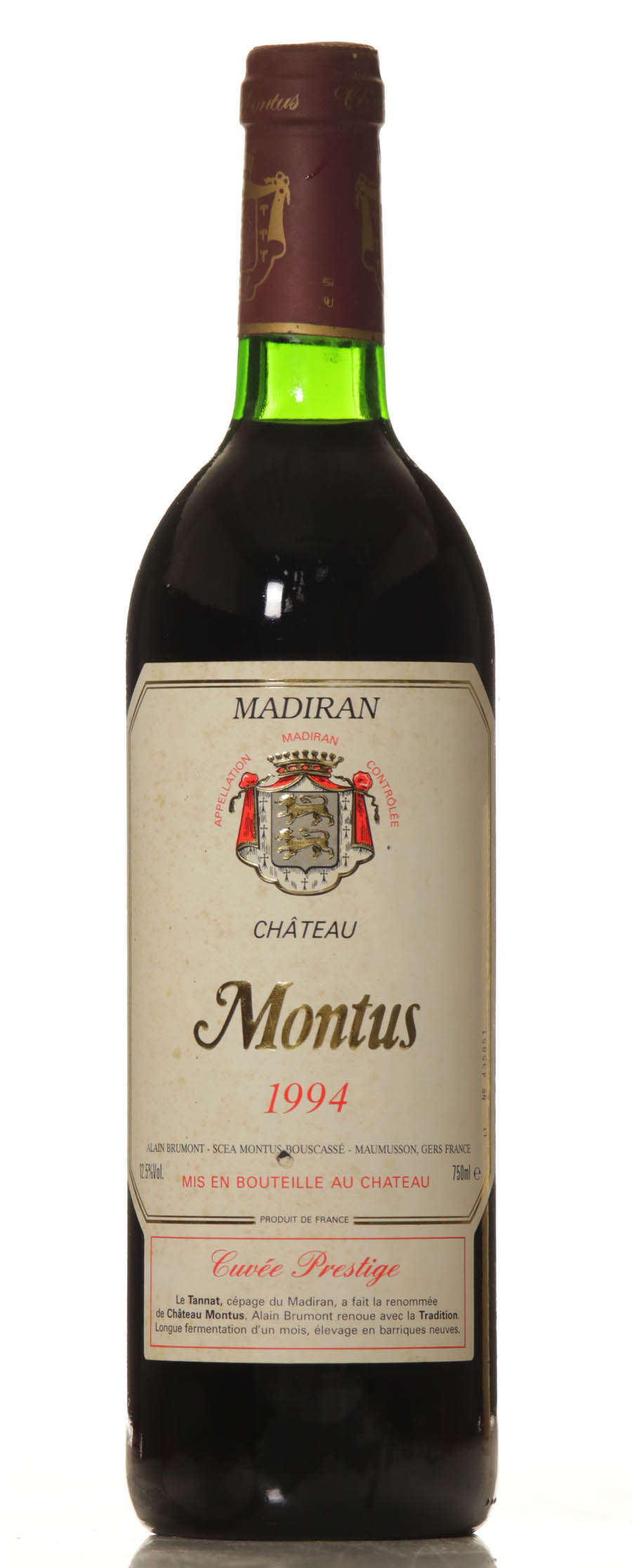 Montus Cuvee Prestige 1994 - Imagen 2