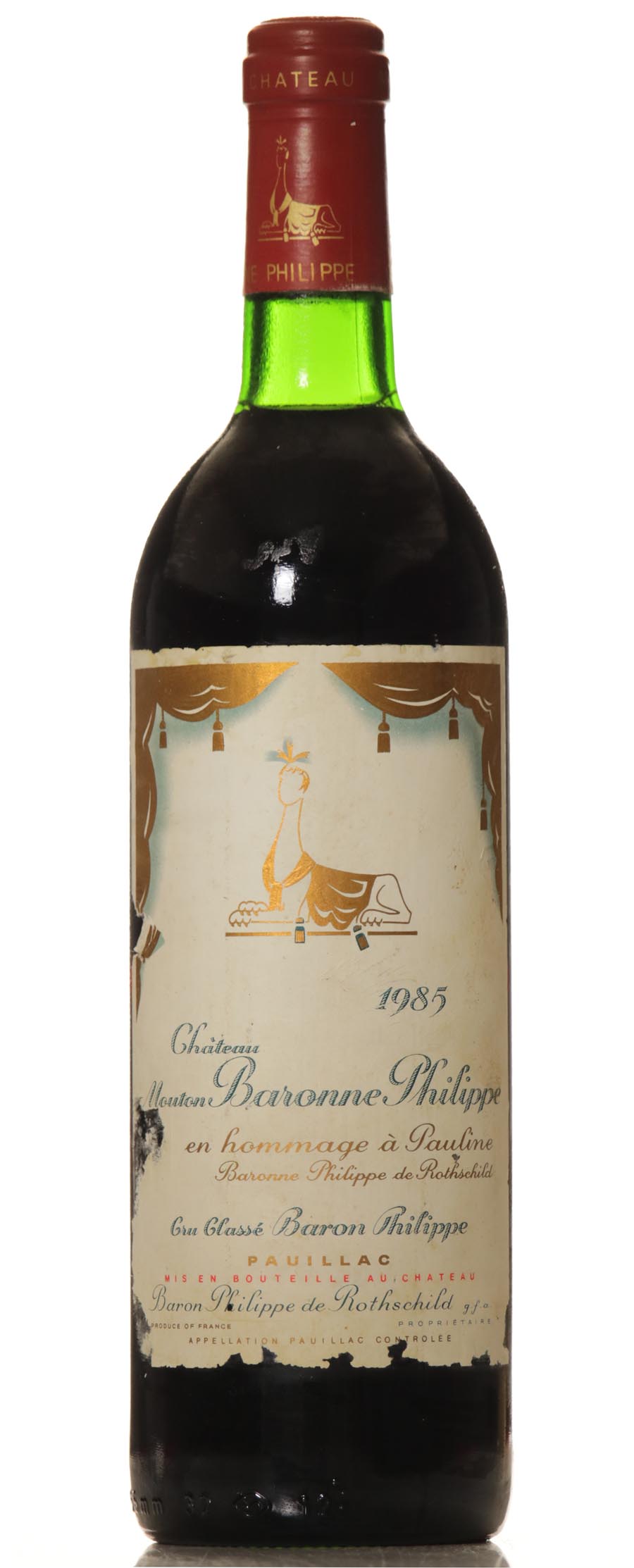 Baron Philippe de Rothschild 1985 (Chateau d'Armailhac) - Imagen 2