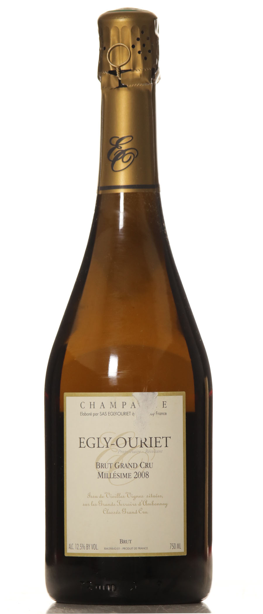 Egly Ouriet Millesime Grande Cru Brut 2008 sdl - Imagen 2