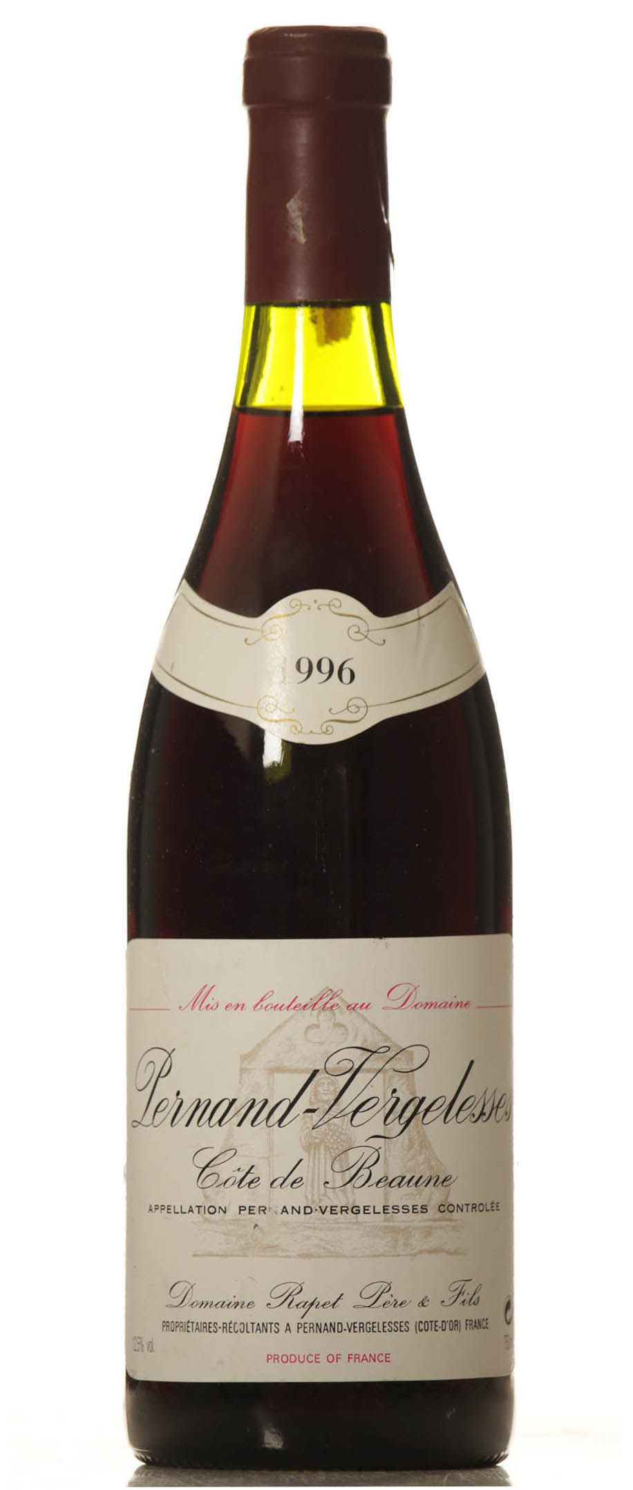 Domaine Rapet Pernand Vergelesses 1996 - VINEUT