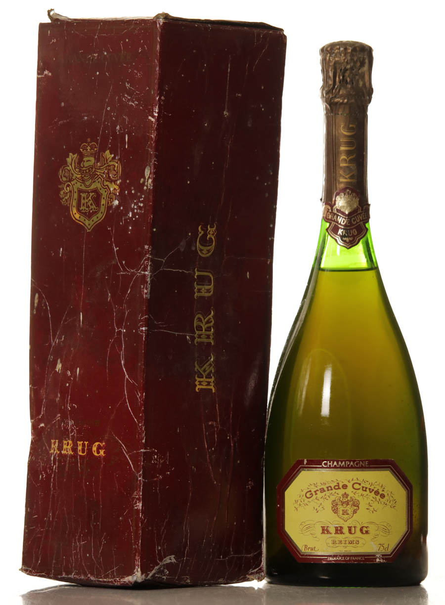Krug Grande Cuvee 1st edition of label in Giftbox (1978-1983) - VINEUT