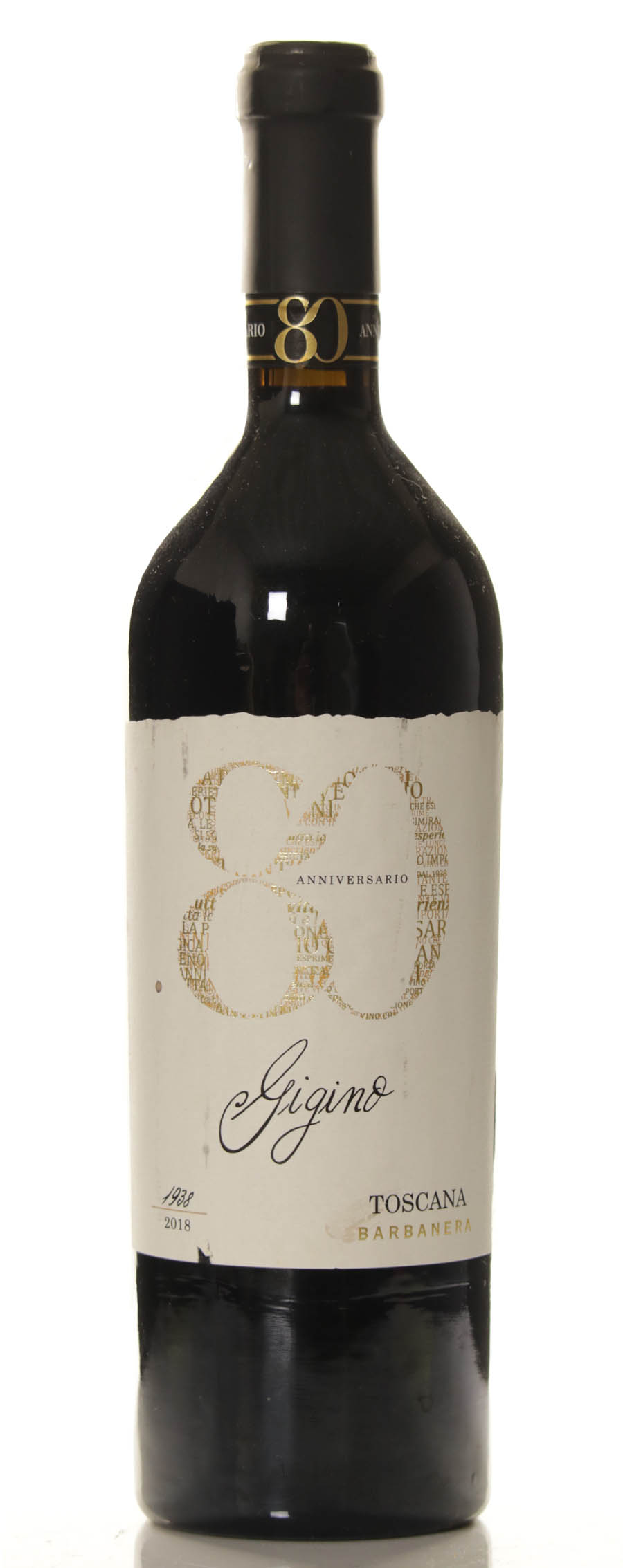 Barbanera Gigino Super Tuscan 80th Anniversario 2018