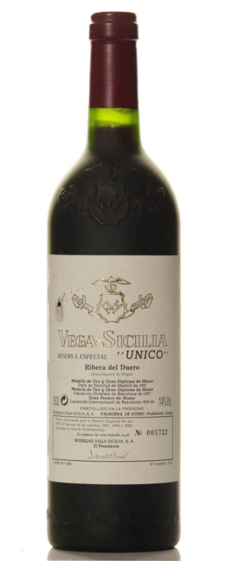 Vega Sicilia Especial 85-86-90 release 2002