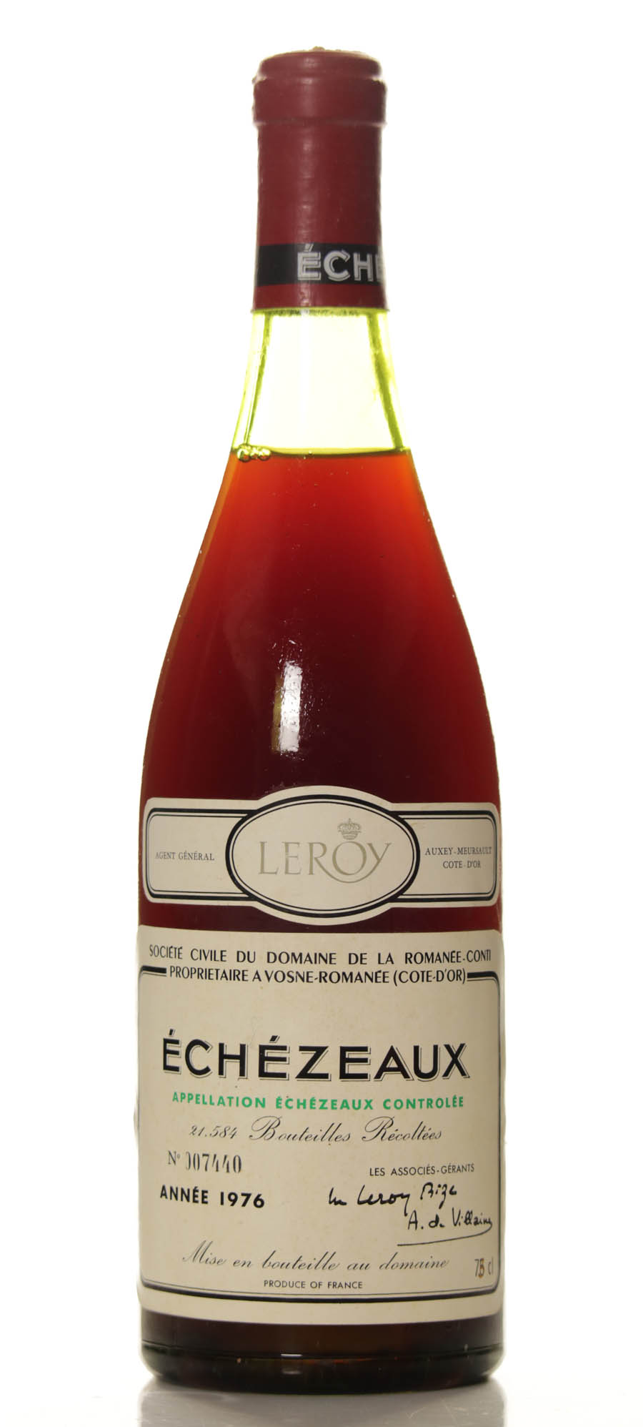 Domaine de la Romanee Conti Echezeaux 1976 - Imagen 2