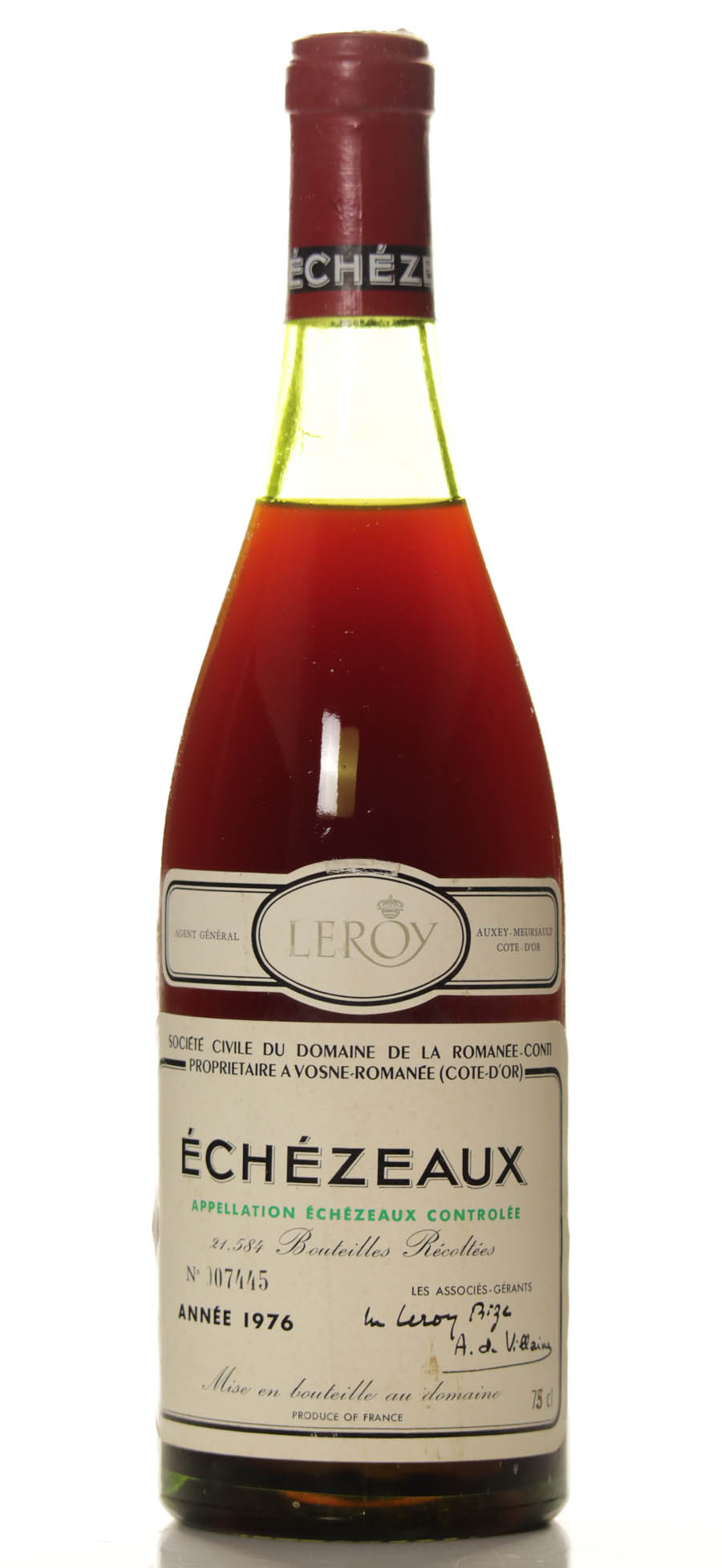 Domaine de la Romanee Conti Echezeaux 1976 - Imagen 3